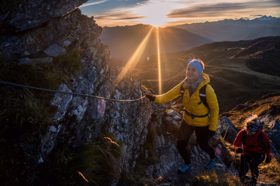 Sunrise walk on the Schwendberg